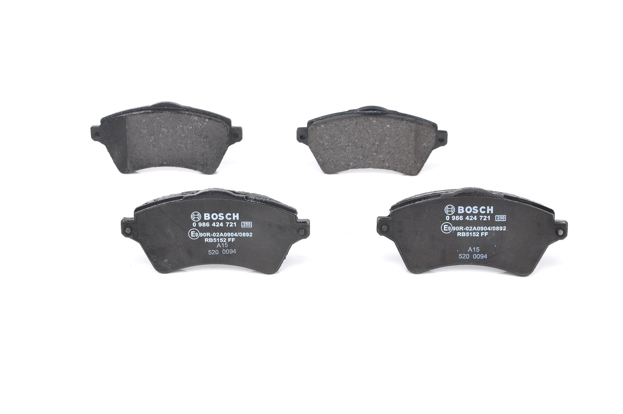 Brake Pad Set, disc brake - 0986424721 BOSCH - LR021899, SFP000020, SFP000010